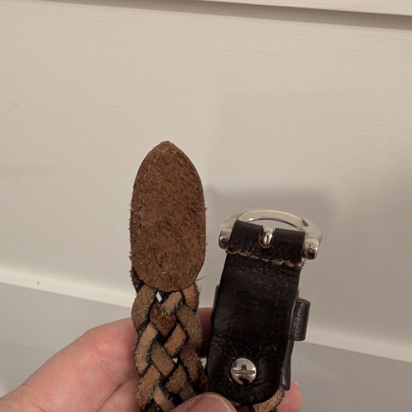 Multicolor Braided Leather Belt - Picture 4 of 4